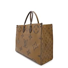 Louis Vuitton-Bolsa tote Monogram Reverse Louis Vuitton-Vermelho