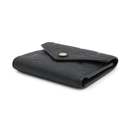 Louis Vuitton-Carteira dobrável Monogram Empreinte Louis Vuitton-Preto