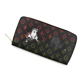 Louis Vuitton-Carteira longa Zippy Catgram Monogram Louis Vuitton-Laranja