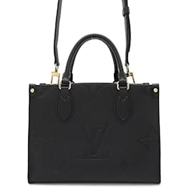 Louis Vuitton-Bolsa tote Monogram Empreinte Louis Vuitton-Preto
