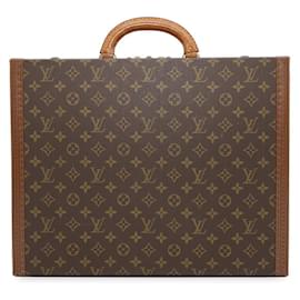Louis Vuitton-Pasta de Atas Monograma Louis Vuitton-Marrom