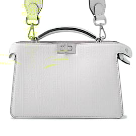 Fendi-Fendi Peekaboo ISeeU X-Cross Handbag-Yellow