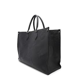 Louis Vuitton-Bolsa tote Monogram Empreinte Louis Vuitton-Preto