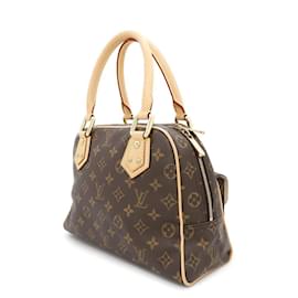 Louis Vuitton-Bolsa de mão Monogram Louis Vuitton-Bege