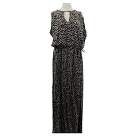 Gerard Darel-Silk dress-Brown
