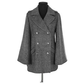 Bcbg Max Azria Wollmantel Grau