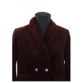Roseanna-Cotton jacket-Dark red