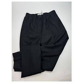 Vintage Dior Wollhose schwarz Schwarz