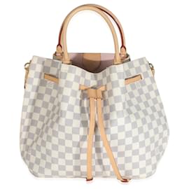 Louis Vuitton-Louis Vuitton Damier Azur Canvas Girolata-Bege
