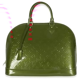 Louis Vuitton-Louis Vuitton Pomme D'Amour Monogram Vernis Alma GM-Vermelho