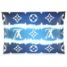 Louis Vuitton-Inserto Pochette Medium Kirigami em Lona Monograma Escale Azul Louis Vuitton-Azul