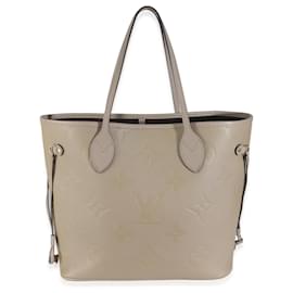 Louis Vuitton-Louis Vuitton Turtledove Monogram Empreinte Neverfull MM-Marrom