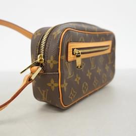 Louis Vuitton-Bolsa de Ombro Pochette Cite Monograma Louis Vuitton-Marrom