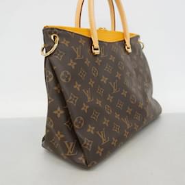 Louis Vuitton-Bolsa Louis Vuitton Monogram Pallas em açafrão-Dourado