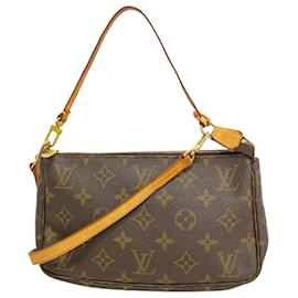 Louis Vuitton-Pochette Acessórios Monograma Louis Vuitton-Marrom