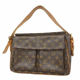 Louis Vuitton-Bolsa de Ombro Monogram Vivacite GM da Louis Vuitton-Marrom