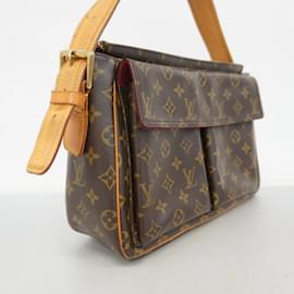 Louis Vuitton-Bolsa de Ombro Monogram Vivacite GM da Louis Vuitton-Marrom