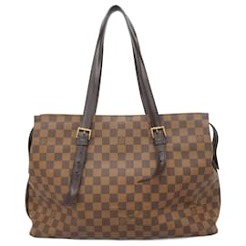 Louis Vuitton-Bolsa de Ombro Chelsea Damier Louis Vuitton-Damier ebene