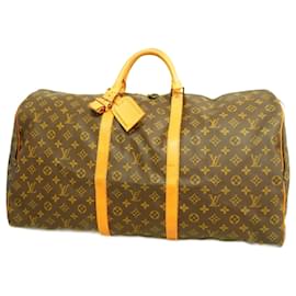 Louis Vuitton-Bolsa Boston Keepall 60 Monograma Louis Vuitton-Marrom