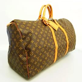 Louis Vuitton-Bolsa Boston Keepall 60 Monograma Louis Vuitton-Marrom