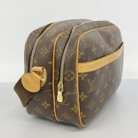 Louis Vuitton-Bolsa de Ombro Reporter PM Monograma Louis Vuitton-Marrom