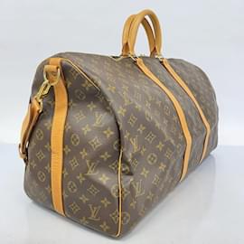 Louis Vuitton-Louis Vuitton Monogram Keepall Bandoulière 55-Marrom