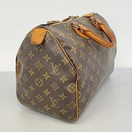Louis Vuitton-Bolsa Louis Vuitton Monogram Speedy 30-Marrom