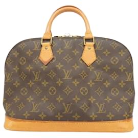 Louis Vuitton-Bolsa Alma Monogram Louis Vuitton-Marrom