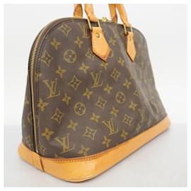 Louis Vuitton-Bolsa Alma Monogram Louis Vuitton-Marrom