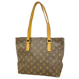 Louis Vuitton-Bolsa Tote Cabas Piano Monograma da Louis Vuitton-Marrom