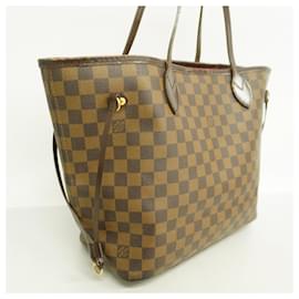 Louis Vuitton-Bolsa Tote Louis Vuitton Damier Neverfull MM-Damier ebene