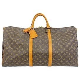 Louis Vuitton-Louis Vuitton Monogram Keepall Bandoulière 60-Marrom