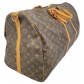 Louis Vuitton-Louis Vuitton Monogram Keepall Bandoulière 60-Marrom