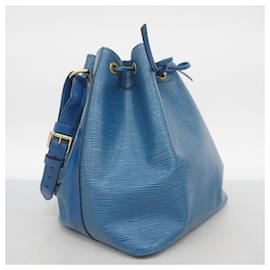 Louis Vuitton-Bolsa de Ombro Petit Noé Epi Louis Vuitton-Azul