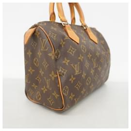 Louis Vuitton-Bolsa Louis Vuitton Monogram Speedy 25-Marrom