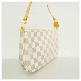 Louis Vuitton-Pochete Damier Azur Louis Vuitton-Branco