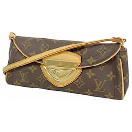 Louis Vuitton-Bolsa de Ombro Pochette Beverly Monograma Louis Vuitton-Marrom