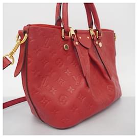 Louis Vuitton-Bolsa Louis Vuitton Monogram Empreinte Mazarine PM M50638 Cerise-Fuschia