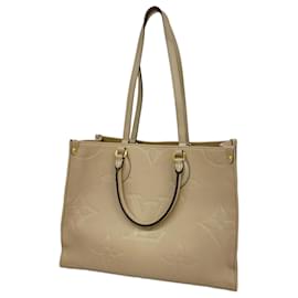 Louis Vuitton-Bolsa tote Monogram Empreinte Louis Vuitton-Cinza
