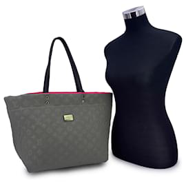 Louis Vuitton-Bolsa Tote de Neoprene Scuba MM Monograma Fúcsia-Rosa