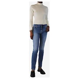 Tom Ford-Blue slim-leg jeans - size UK 8-Blue