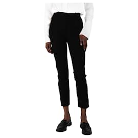 Joseph-Black gabardine trousers - size UK 4-Black