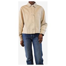 Weekend Max Mara-Weekend Max Mara Beige Salita jacket - size UK 6-Other