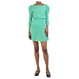 Autre Marque-Green floral printed mini dress - size XXS-Green