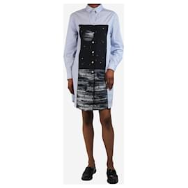 Marc by Marc Jacobs-Blue striped shirt dress - size XS-Blue
