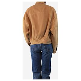 Citizens of Humanity-Sandy beige denim trucker jacket - size XS-Brown