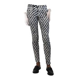 Proenza Schouler Jeans imprimés noir et blanc - taille UK 8 Blanc