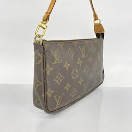 Louis Vuitton-Pochette Acessórios Monograma Louis Vuitton-Marrom