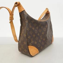Louis Vuitton-Bolsa de Ombro Boulogne 30 Monograma Louis Vuitton-Marrom
