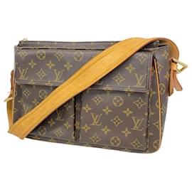 Louis Vuitton-Bolsa de Ombro Monogram Vivacite GM da Louis Vuitton-Marrom
